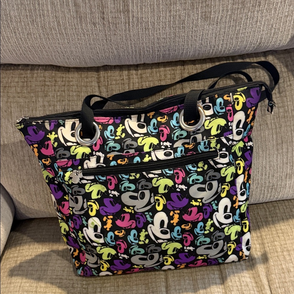 Disney Mickey Mouse, colorful, large coat, zipper pocket on the inside and out